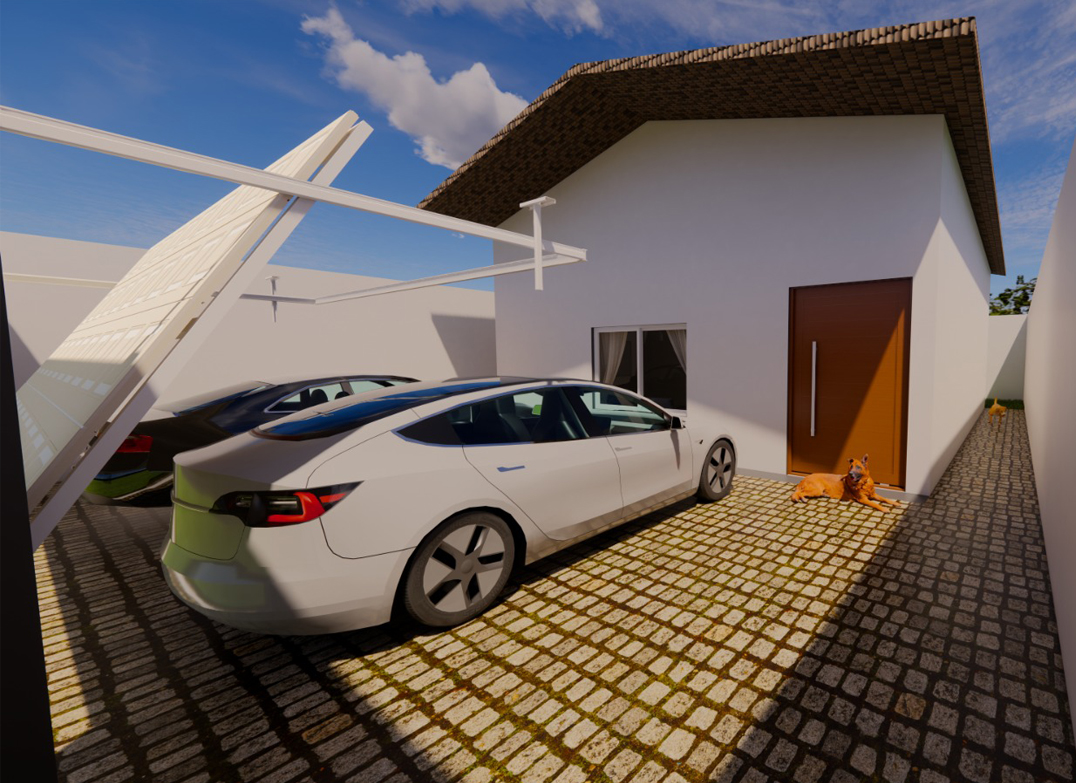 Render frente da casa